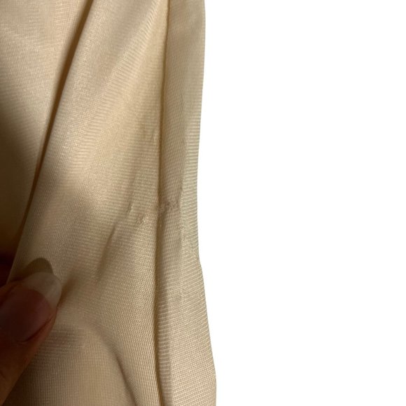 Vintage 50s Nude Full Length Skirt Medium - Picture 5 of 7